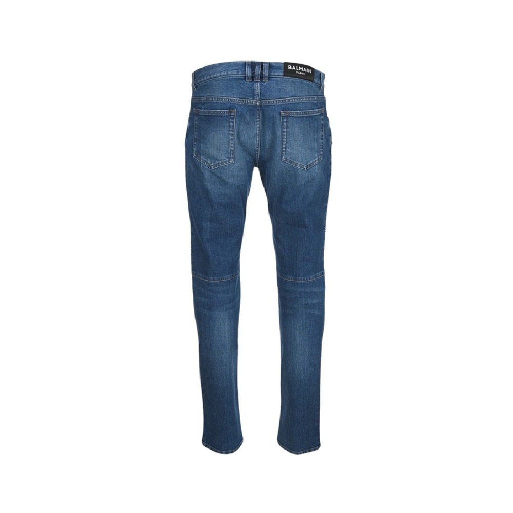 BALMAIN ZIP TAPERED JEANS - Picture 2 of 5